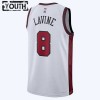 Camiseta Niños NBA Chicago Bulls Zach Lavine 8 2022-23 Nike City Edition Blanco Swingman